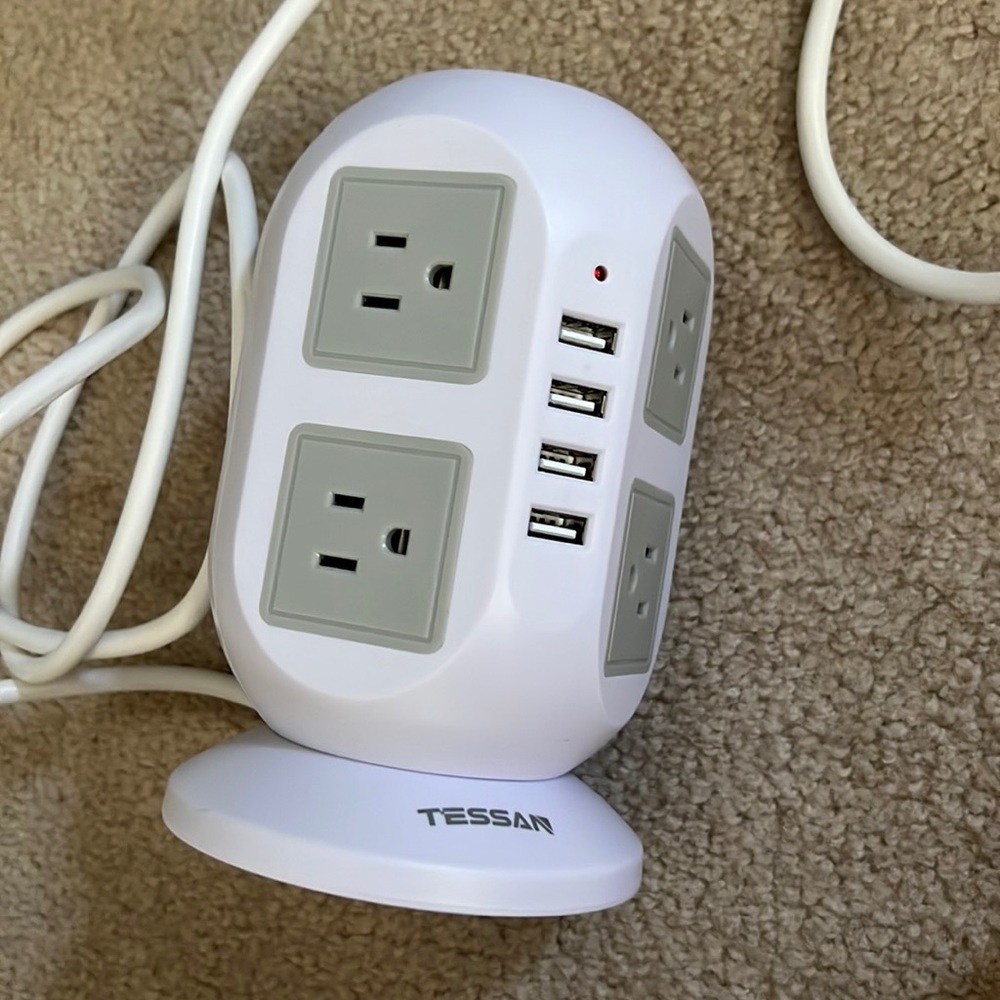 Power strip tower
